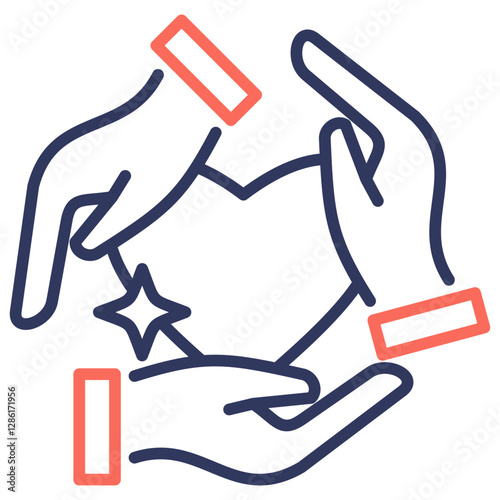 Empathy Dual Tone Icon