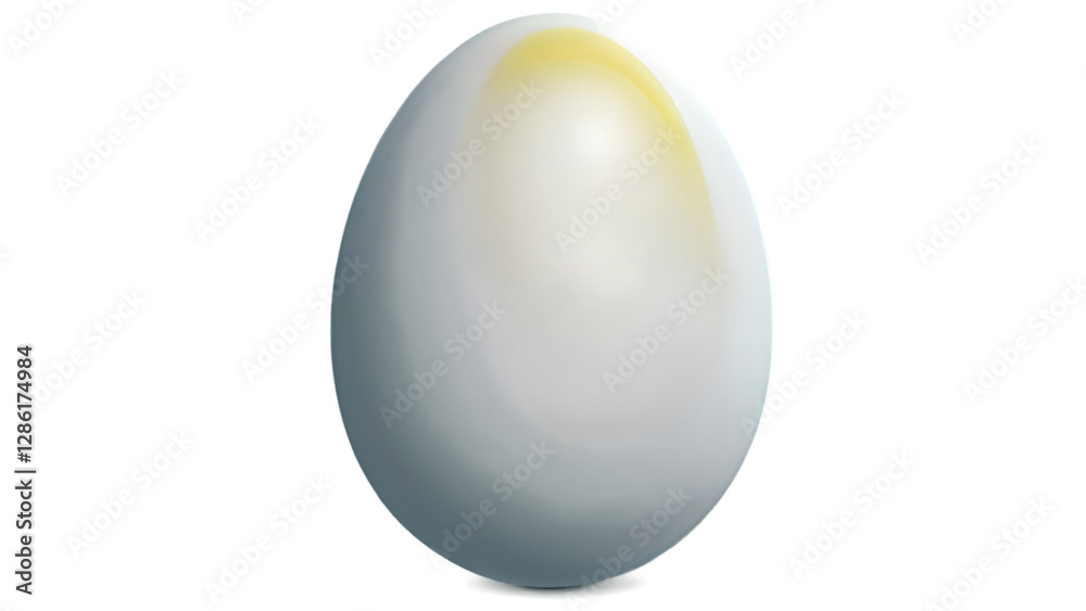Eggshell with Cracked Opening, White Interior, and Soft Lighting Eggshell with Cracked Opening, White Interior, and Soft Lighting