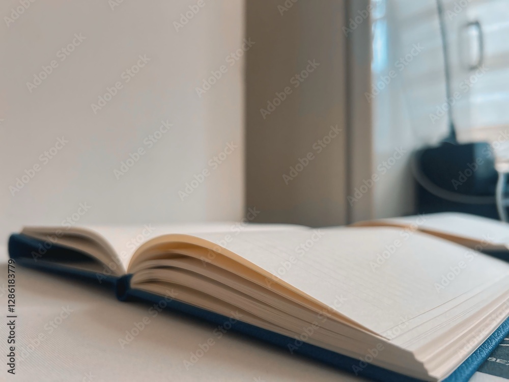 Planning and note-taking concept with a pen and notebook Planning and note-taking concept with a pen and notebook