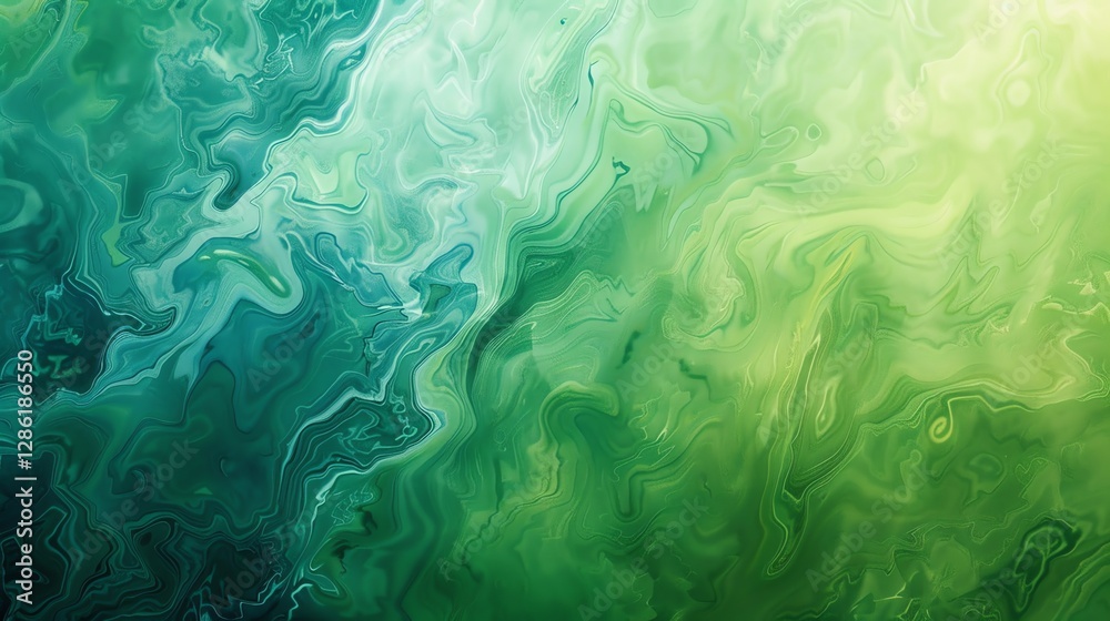 Abstract swirl pattern in shades of green. Abstract swirl pattern in shades of green.