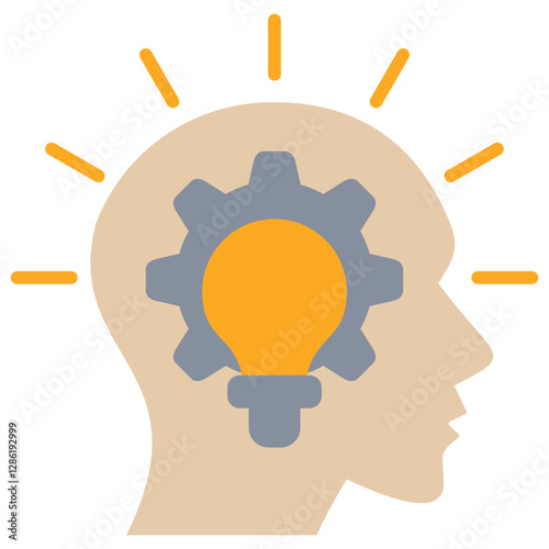 Critical Thinking Flat Icon