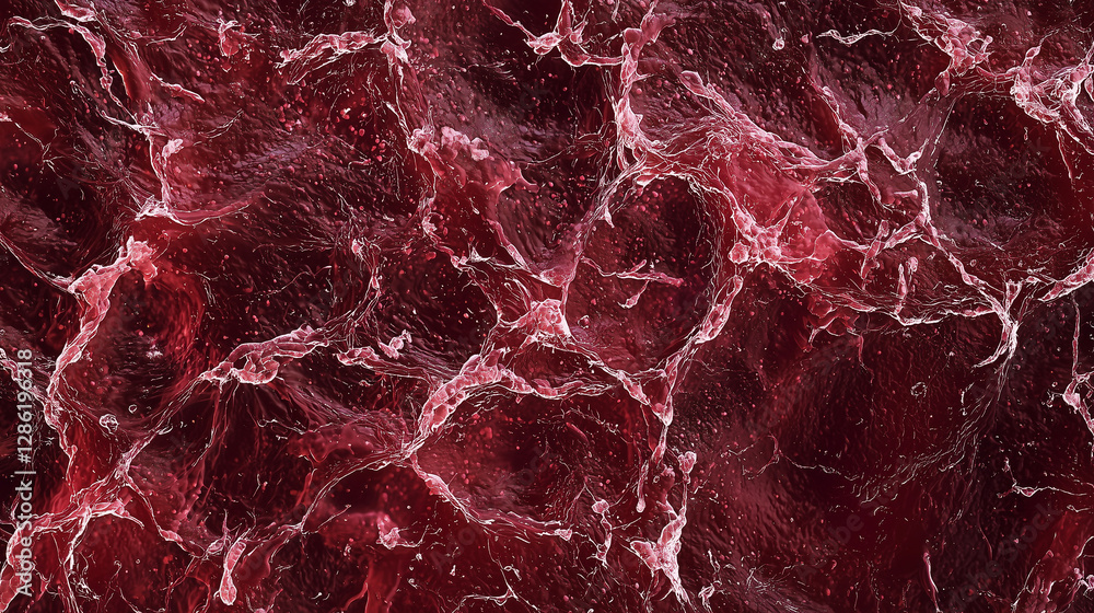 Abstract Red Liquid Swirling Texture Dynamic Water Flow Burgundy Fluid Background Abstract Red Liquid Swirling Texture Dynamic Water Flow Burgundy Fluid Background