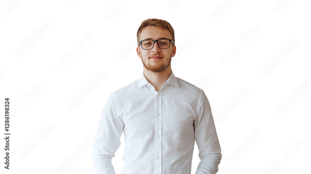Portrait of a handsome, smiling businessman isolated on transparent background, cut out Portrait of a handsome, smiling businessman isolated on transparent background, cut out