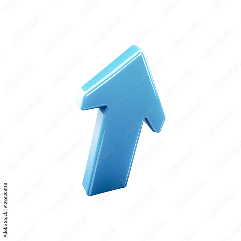 A Shiny Blue Upward Arrow Soaring High Representing Progress and Growth, A Shiny Blue Upward Arrow Soaring High Representing Progress and Growth,