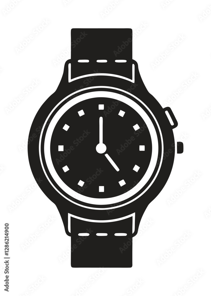Mechanical watch in classic design vector illustration Mechanical watch in classic design vector illustration