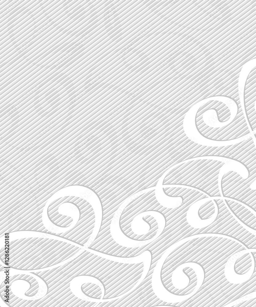 3203.eps Abstract background with decorative vignettes of lines. Vector illustration. Place for text. Gray on white. 3203.eps Abstract background with decorative vignettes of lines. Vector illustration. Place for text. Gray on white.