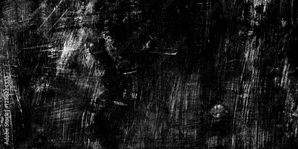 Obraz premium black grungy texture wall background