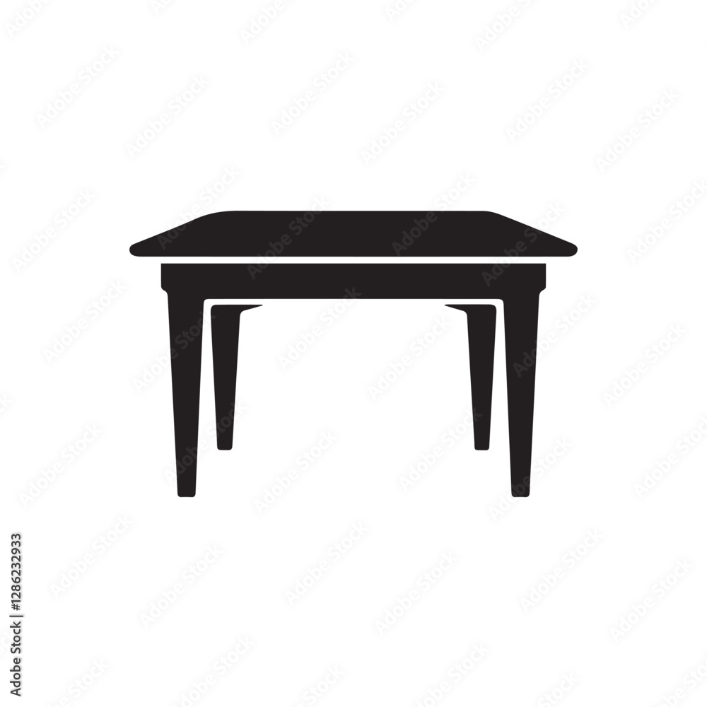 wooden table isolated on white background wooden table isolated on white background