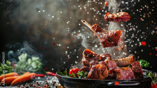 flying meat pork beef