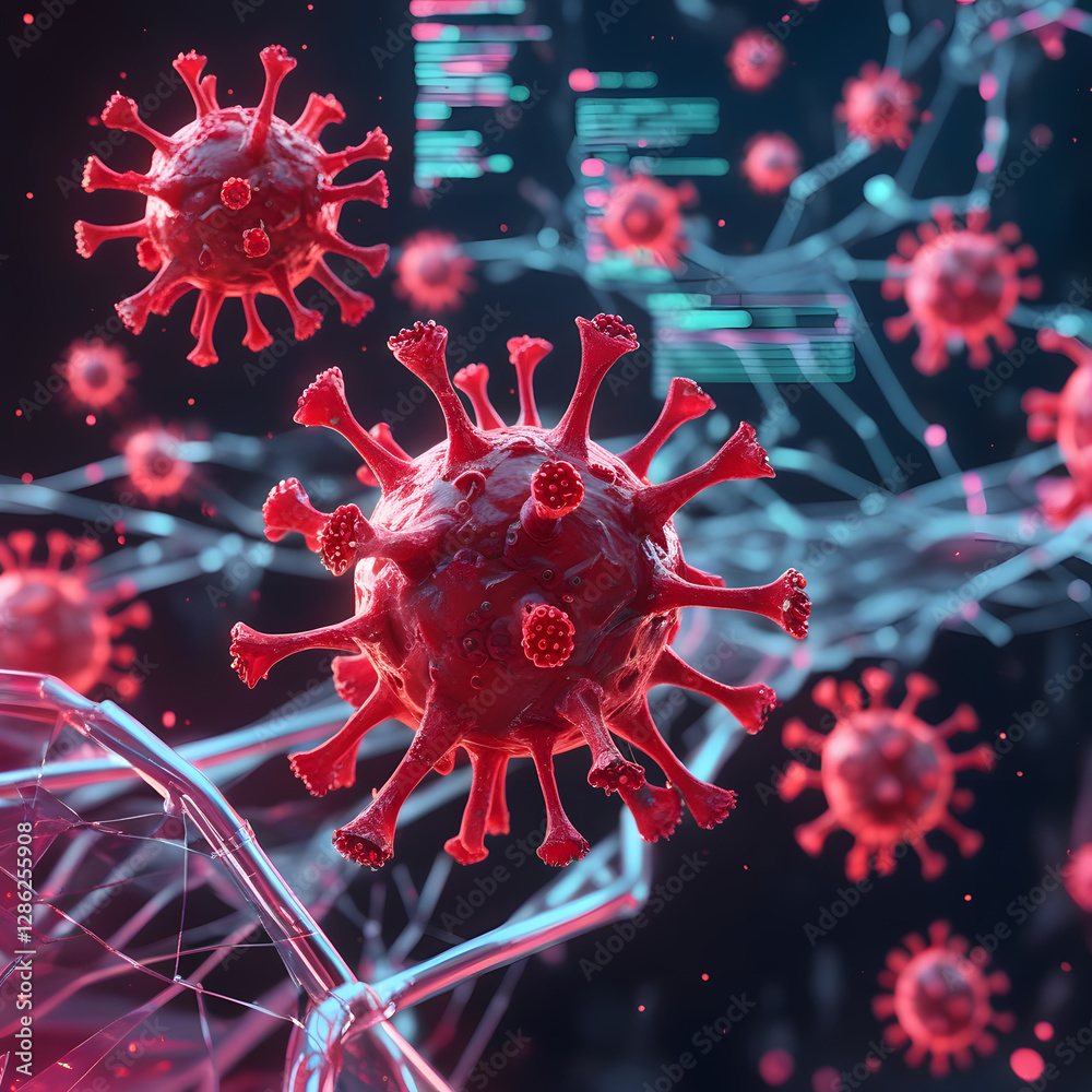 The dark cybernetic bloodstream pulses with energy, while shattered encryption shields float aimlessly, unable to stop the spread of the digital plague. The dark cybernetic bloodstream pulses with energy, while shattered encryption shields float aimlessly, unable to stop the spread of the digital plague.