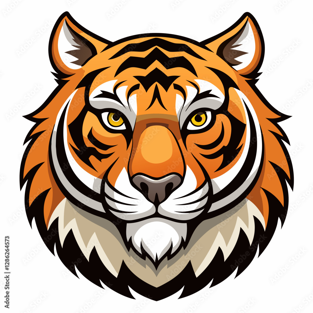Tiger head vector Tiger head vector