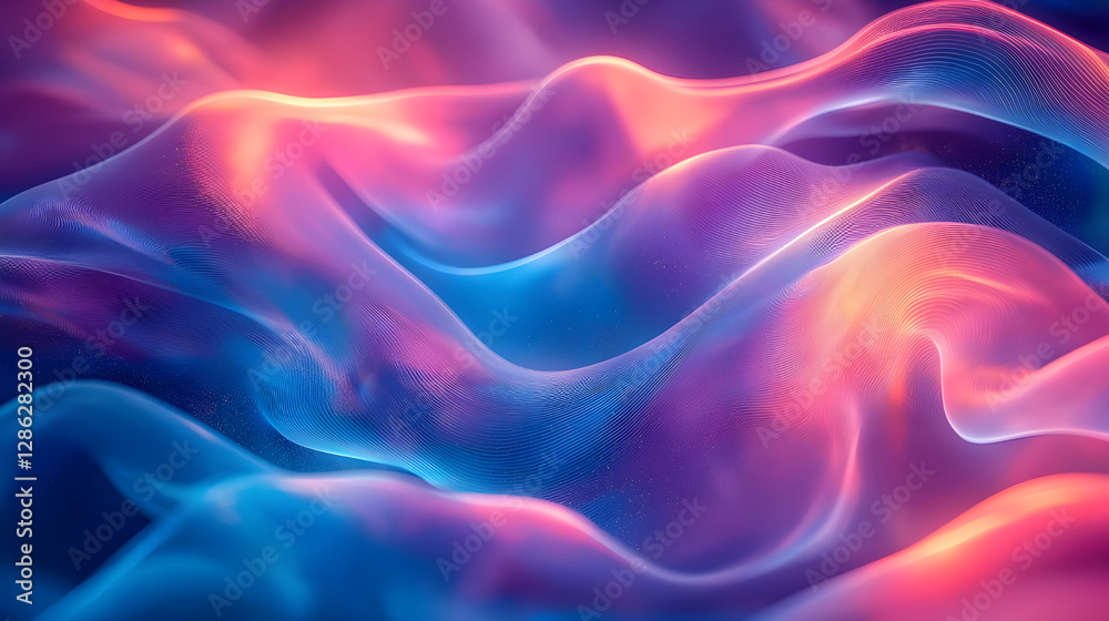 Obraz premium Pink Wave Prism Background