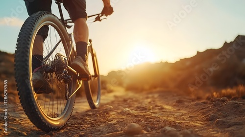 Renewable Energy Technology with Solar Panels Glistening in Sunlit Landscape