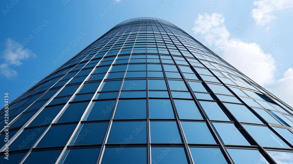 Fototapeta premium Sustainable Energy Solutions Powering Eco-Friendly Architectural Developments