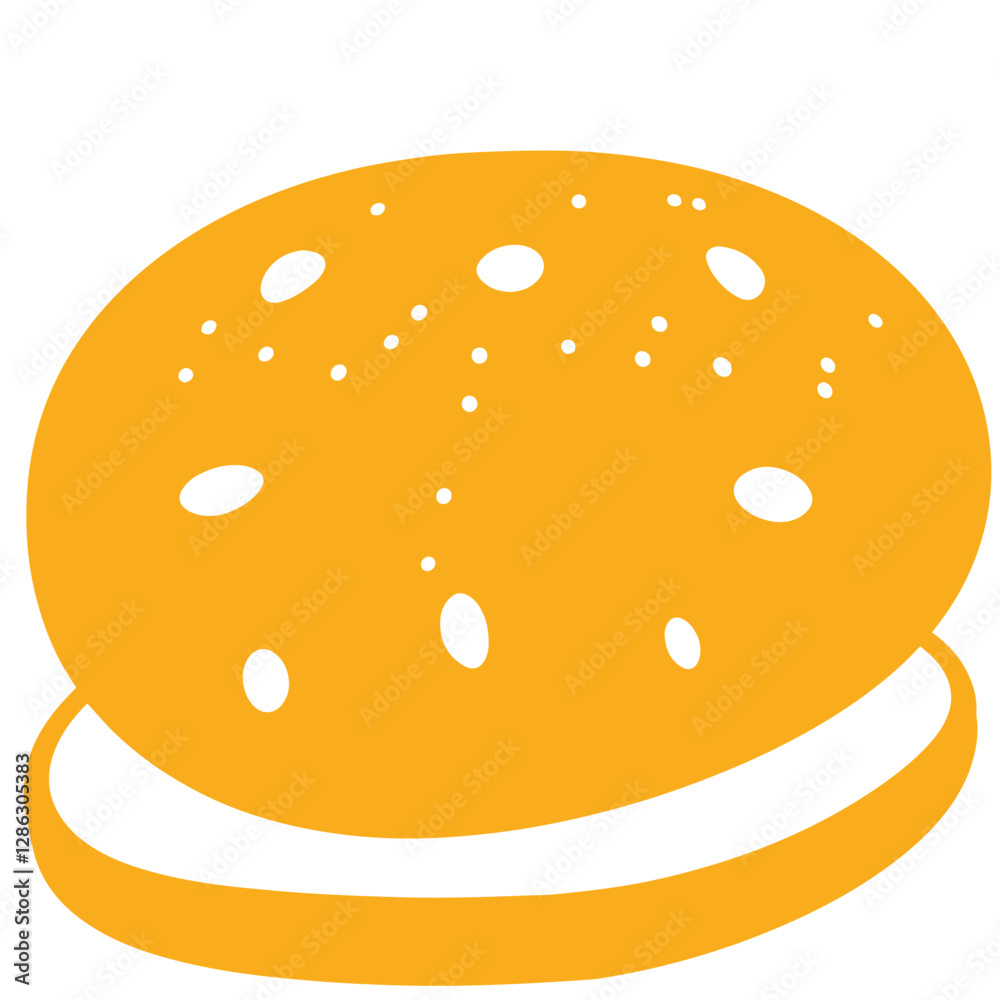 Fototapeta premium Fresh bakery bread logo design template symbol vector illustration.
