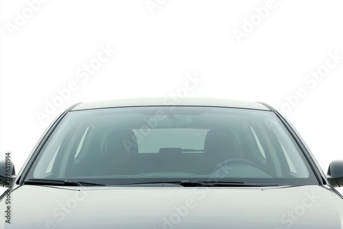 A Front View of a Modern Car Windshield