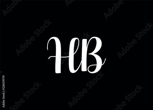 HB Logo desing and monogram logo