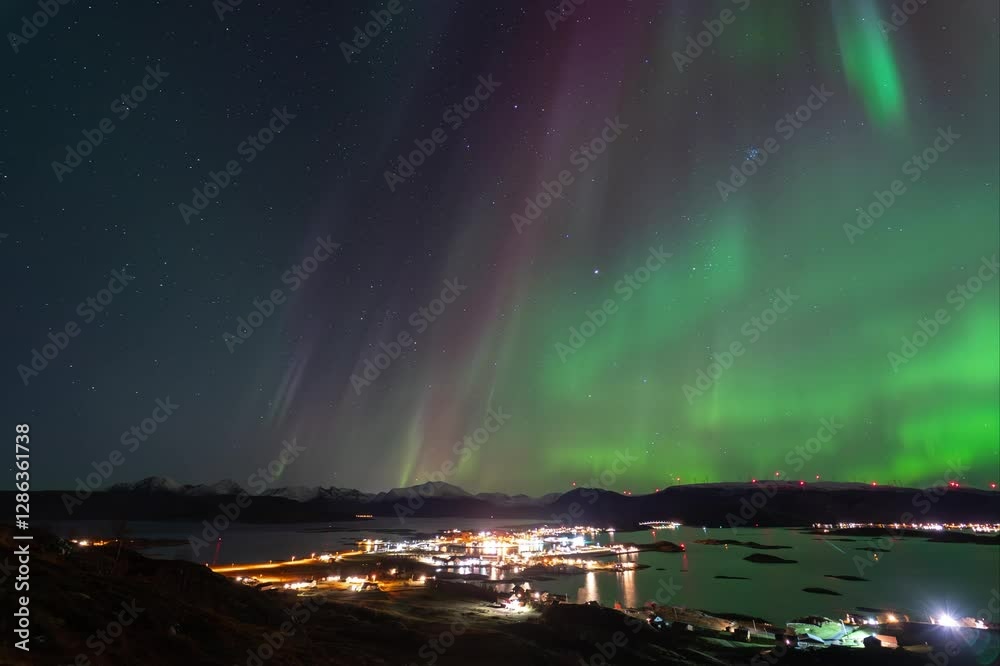 Aurora Borealis /Nordlicht über Sommaroy