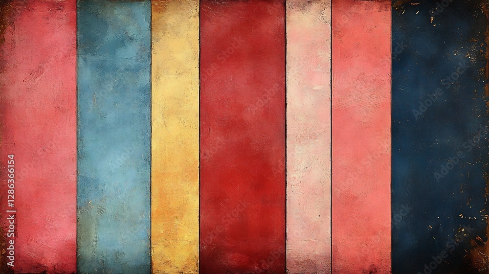 Rustic vertical stripes textured background rich warm color palette. AI Generated Rustic vertical stripes textured background rich warm color palette. AI Generated
