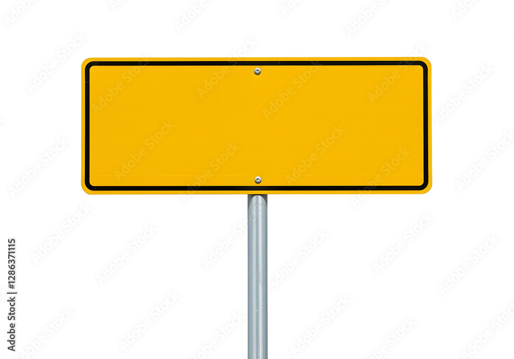 blank highway sign with black border on pole ready for customization
blank highway sign with black border on pole ready for customization