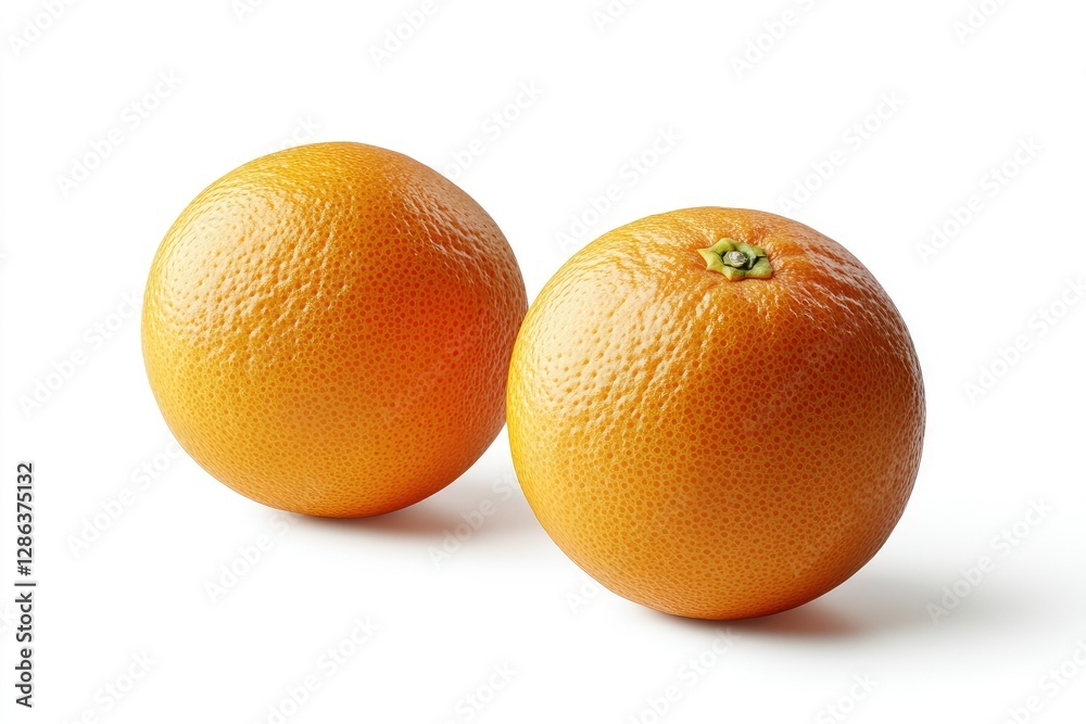 Ultra Hd Image of Sweet and Juicy Oranges Freshly Picked Isolated on White Background Ultra Hd Image of Sweet and Juicy Oranges Freshly Picked Isolated on White Background