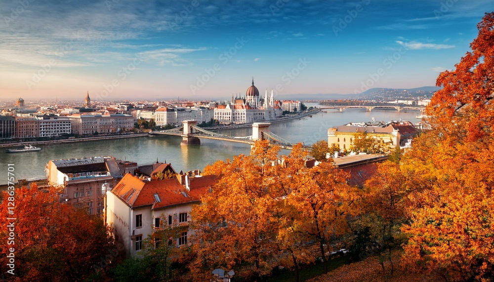 Fototapeta premium budapest in autumn