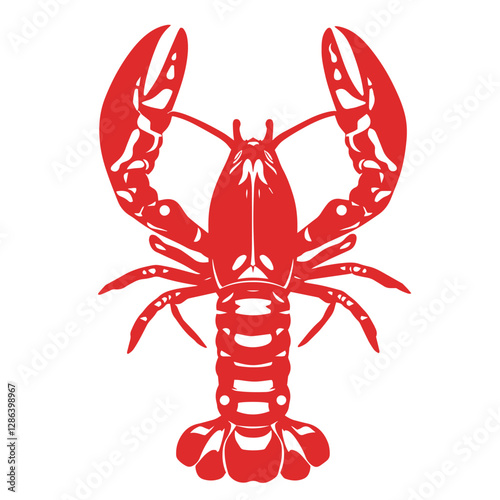 Crayfish prawn shrimp lobster seafood logo design inspiration symbol vector illustration.