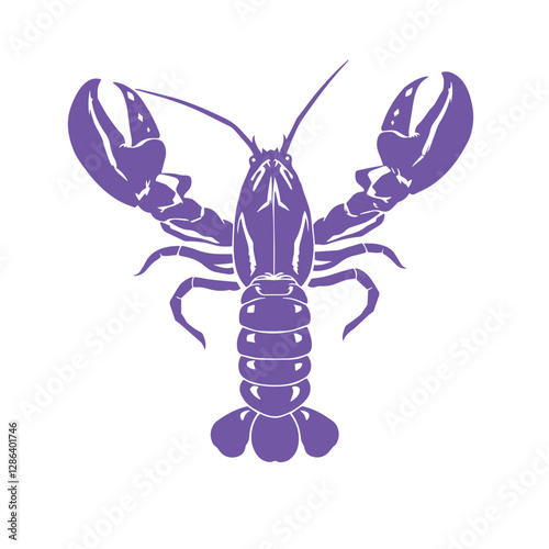 Crayfish prawn shrimp lobster seafood logo design inspiration symbol vector illustration.
