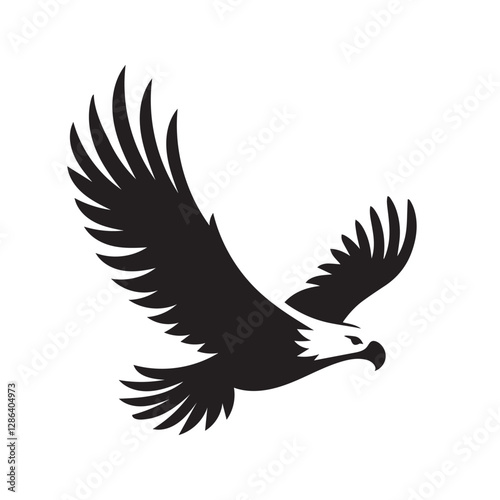 Eagle Silhouette – American Symbol Vector Illustration