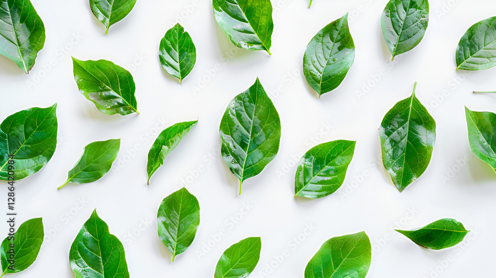 custom made wallpaper toronto digitalGreen leaves isolated on white background ,green leaves on a white background ,many green leafs over white background