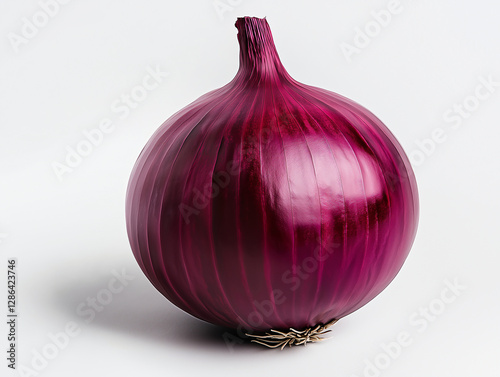 Fresh Red Onion: Glossy Bulb Vegetable for Healthy Eating and Culinary Use