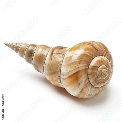Detailed Image of a Photo Crumhorn, Isolated on a White Background