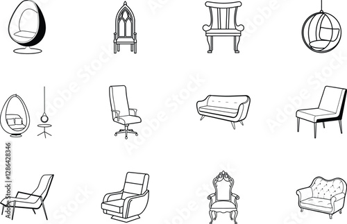 Stylish Chair Collection Modern, Vintage, and Royal Seating Designs