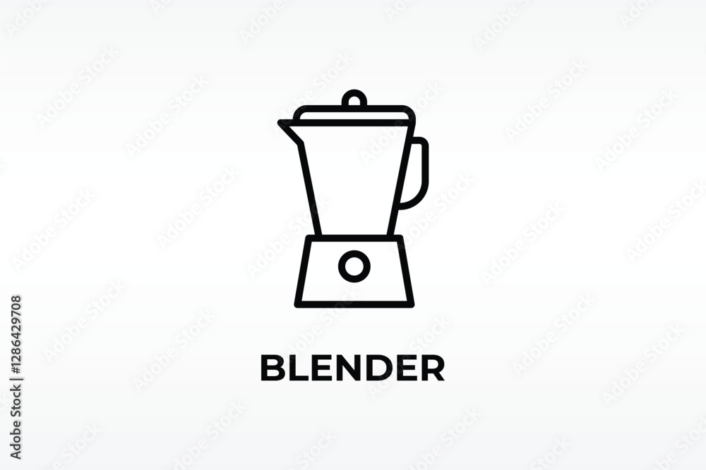 Blender Vector, Icon Or Logo Sign Isolated Symbol Illustration Blender Vector, Icon Or Logo Sign Isolated Symbol Illustration