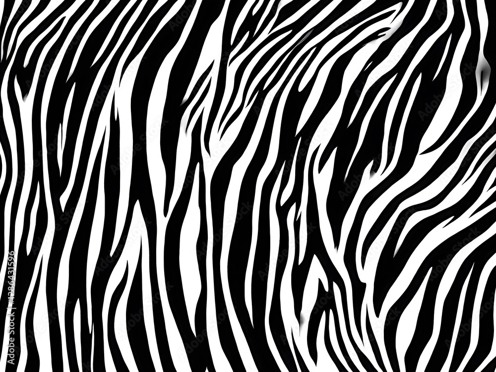 Abstract black and white zebra striped pattern design art. Abstract black and white zebra striped pattern design art.