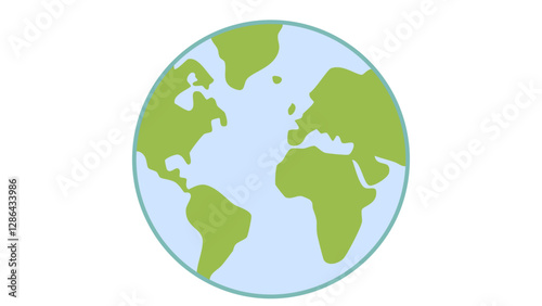world planet earth isolated icon vector illustration