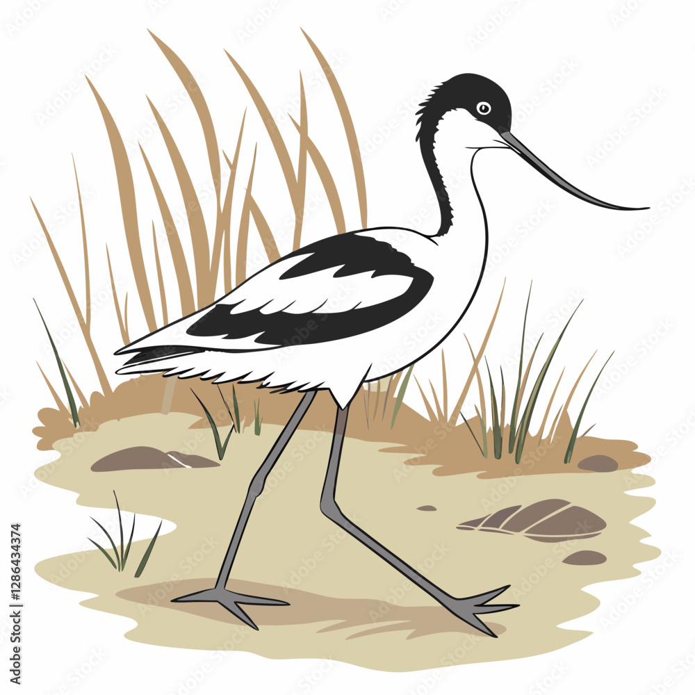 Fototapeta premium heron on a branch