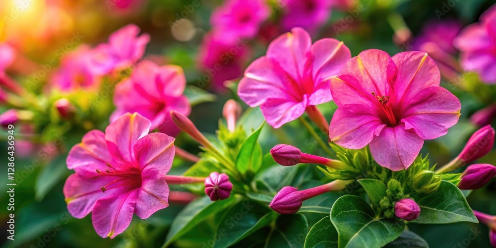 September Blooms: Pink Mirabilis Jalapa Flowers, Night Blooming Marvel, Close Up Photography, Floral Wallpaper, Botanical Image, Beautiful Flowers September Blooms: Pink Mirabilis Jalapa Flowers, Night Blooming Marvel, Close Up Photography, Floral Wallpaper, Botanical Image, Beautiful Flowers