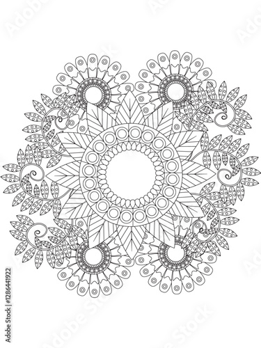 Flowers Coloring Pages For Adultes