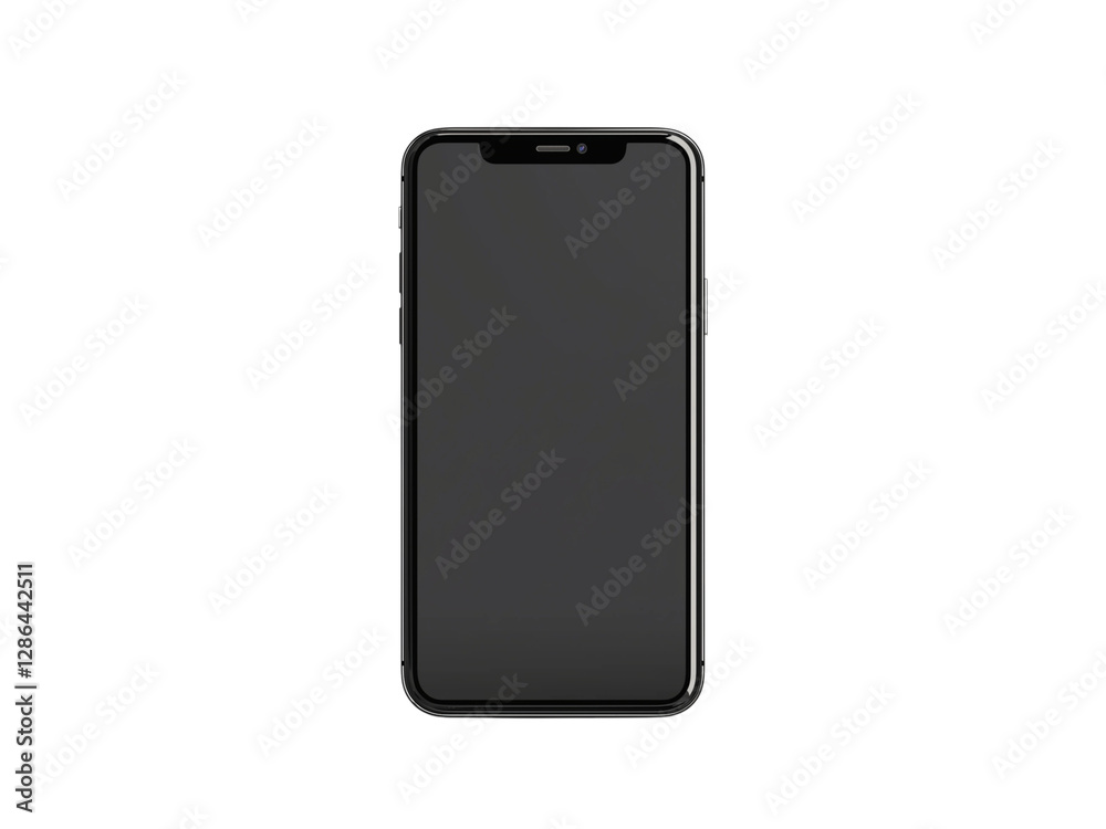 Empty smartphone screen Generative AI Empty smartphone screen Generative AI