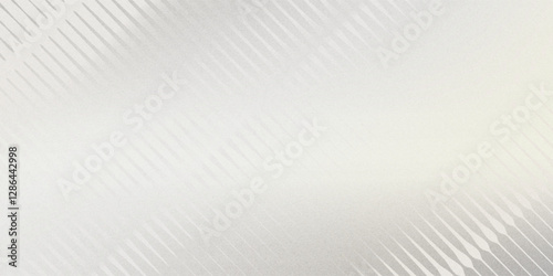 Acrylic satin corrugated glass texture light gray background. Blurred soft ribbed transparent striped door window overlay.eps10