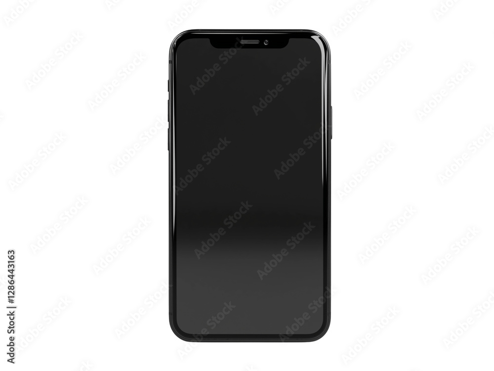 Empty smartphone screen Generative AI Empty smartphone screen Generative AI