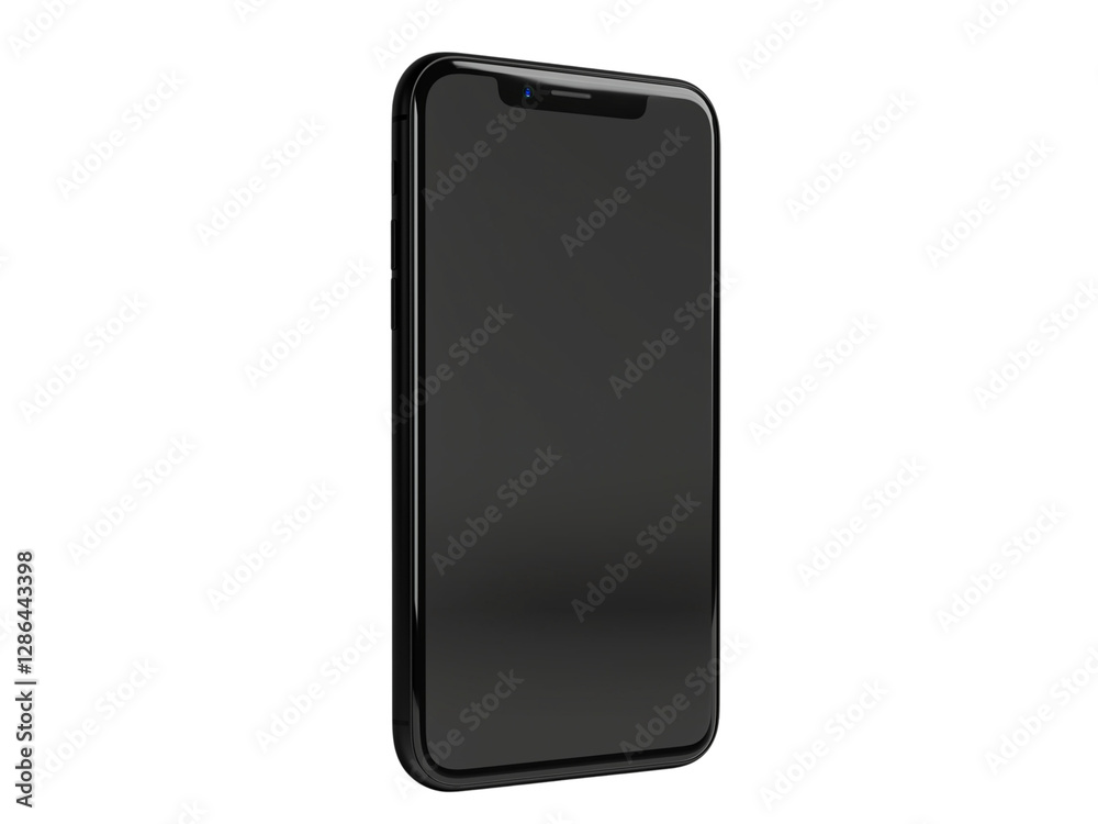 Empty smartphone screen Generative AI Empty smartphone screen Generative AI