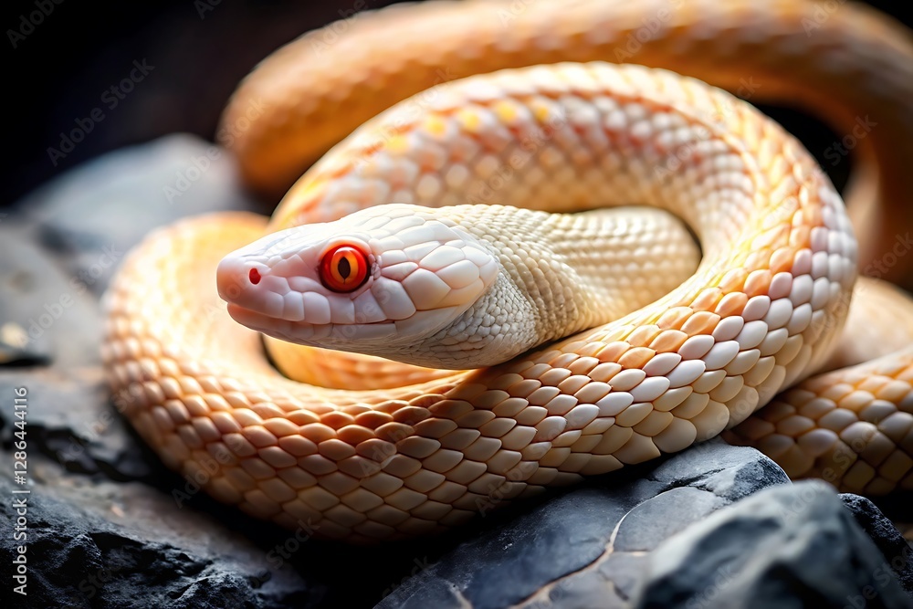 Fototapeta premium A fascinating exploration of the viper snake