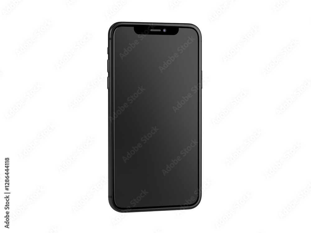 Empty smartphone screen Generative AI Empty smartphone screen Generative AI