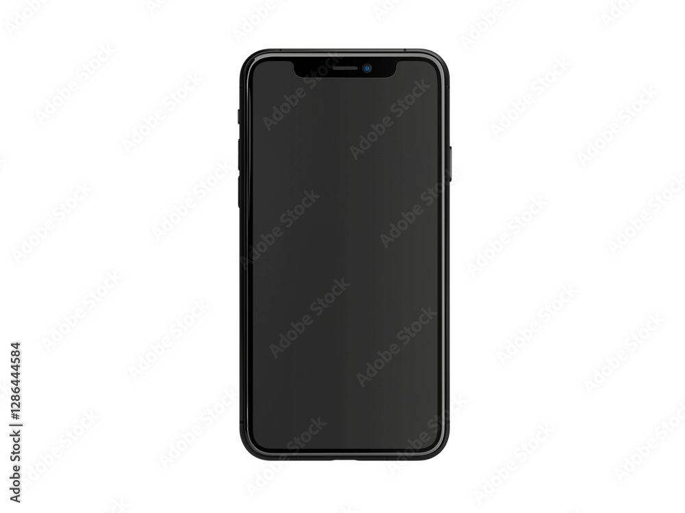 Empty smartphone screen Generative AI Empty smartphone screen Generative AI