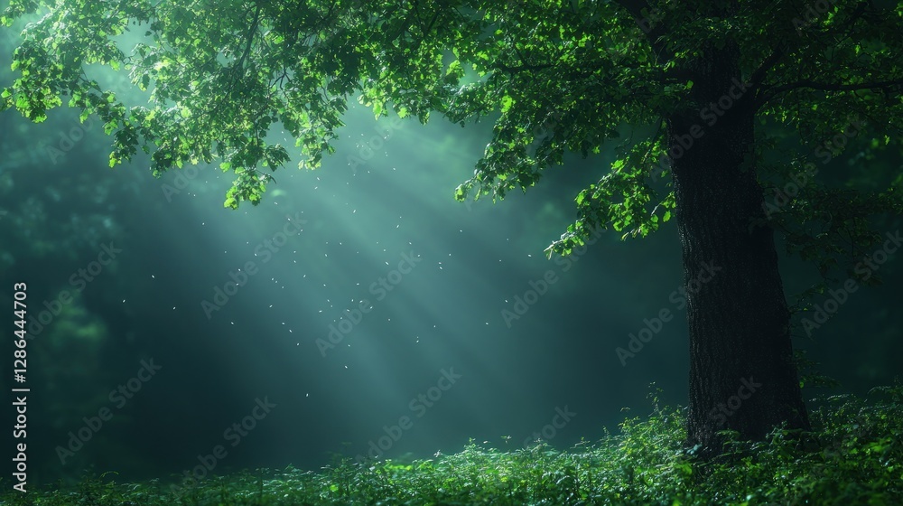 Sunlight in Forest Canopy Sunlight in Forest Canopy