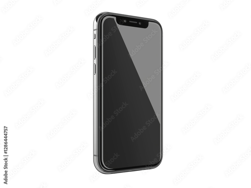 Empty smartphone screen Generative AI Empty smartphone screen Generative AI