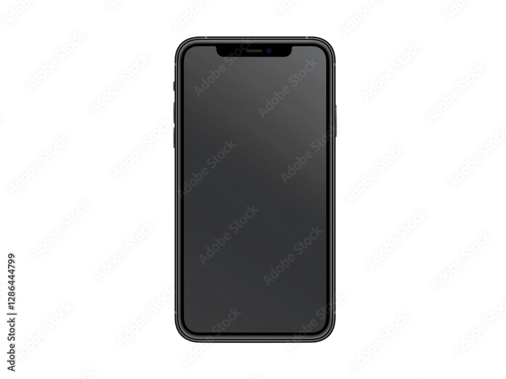 Empty smartphone screen Generative AI Empty smartphone screen Generative AI