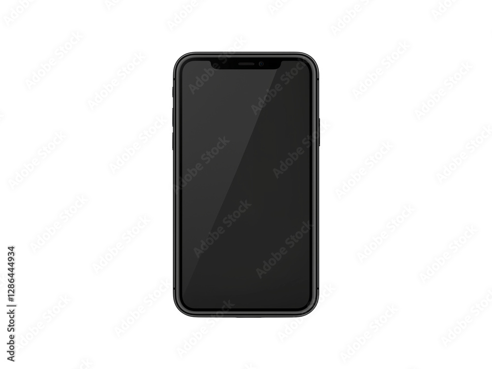 Empty smartphone screen Generative AI Empty smartphone screen Generative AI